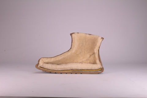 The inside of the UGG boots are depicted.