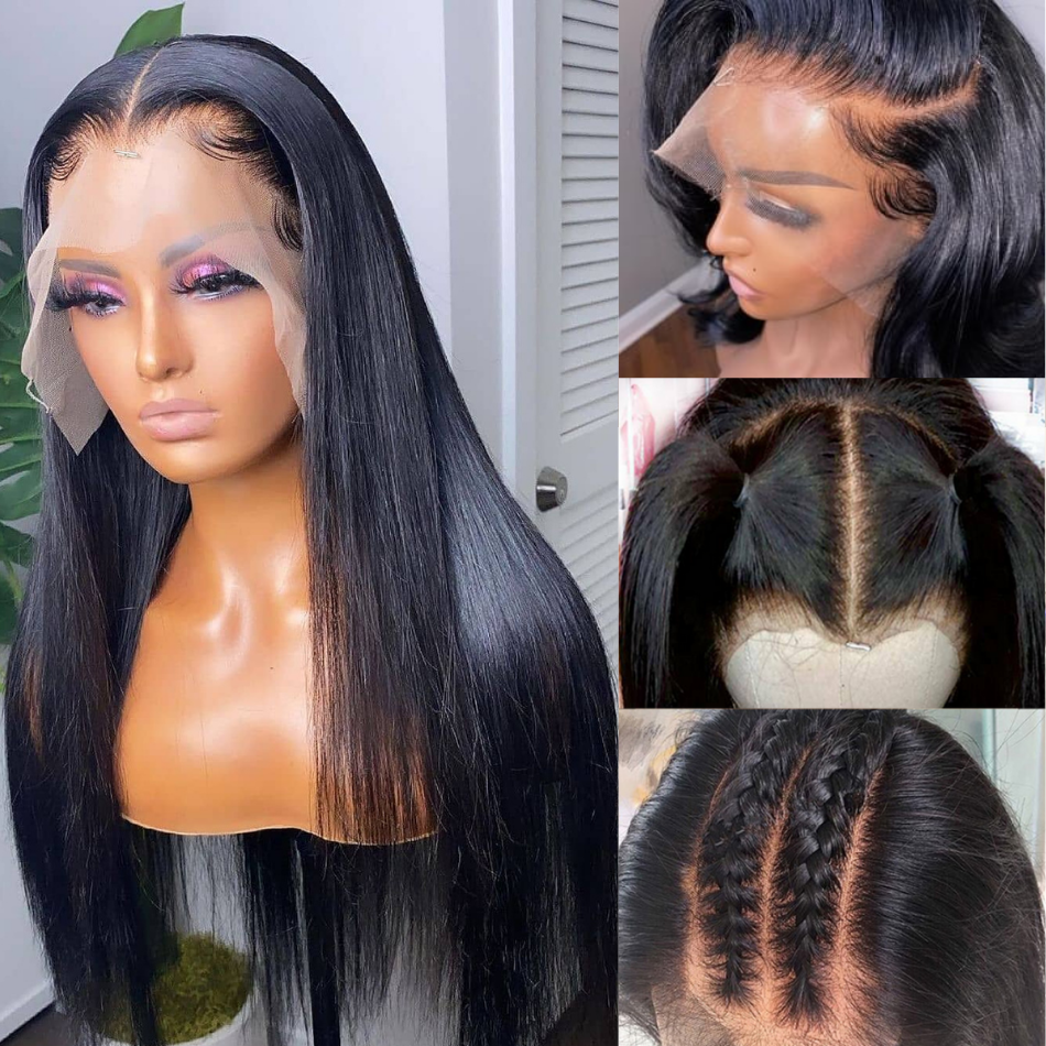 Long Straight Hair 13*4/4*4/T Part Lace Front Wigs