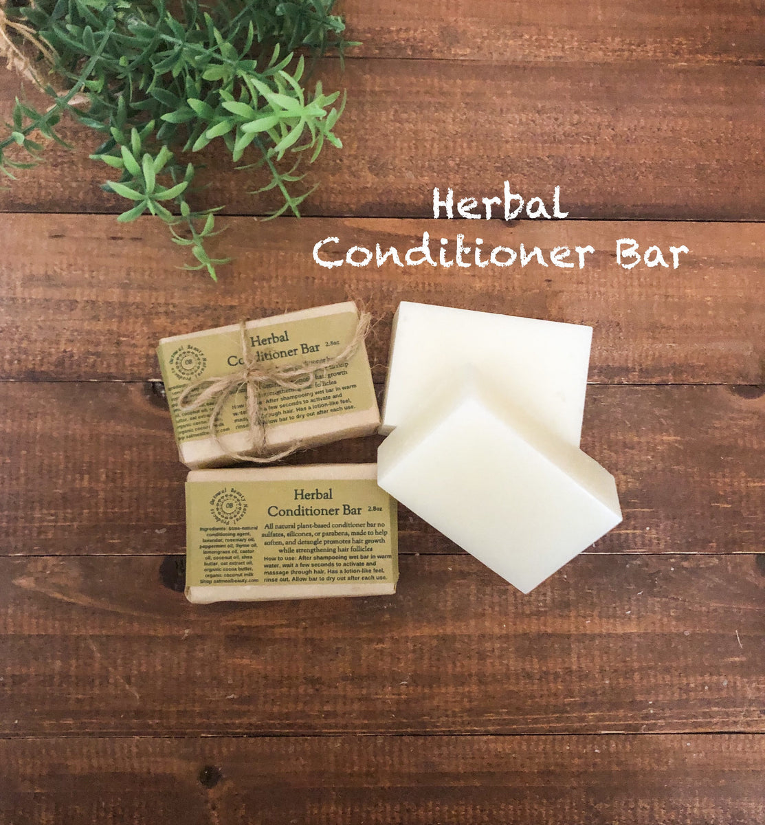 Herbal Conditioner Solid Bar/Helps Promote Healthy Hair Growth