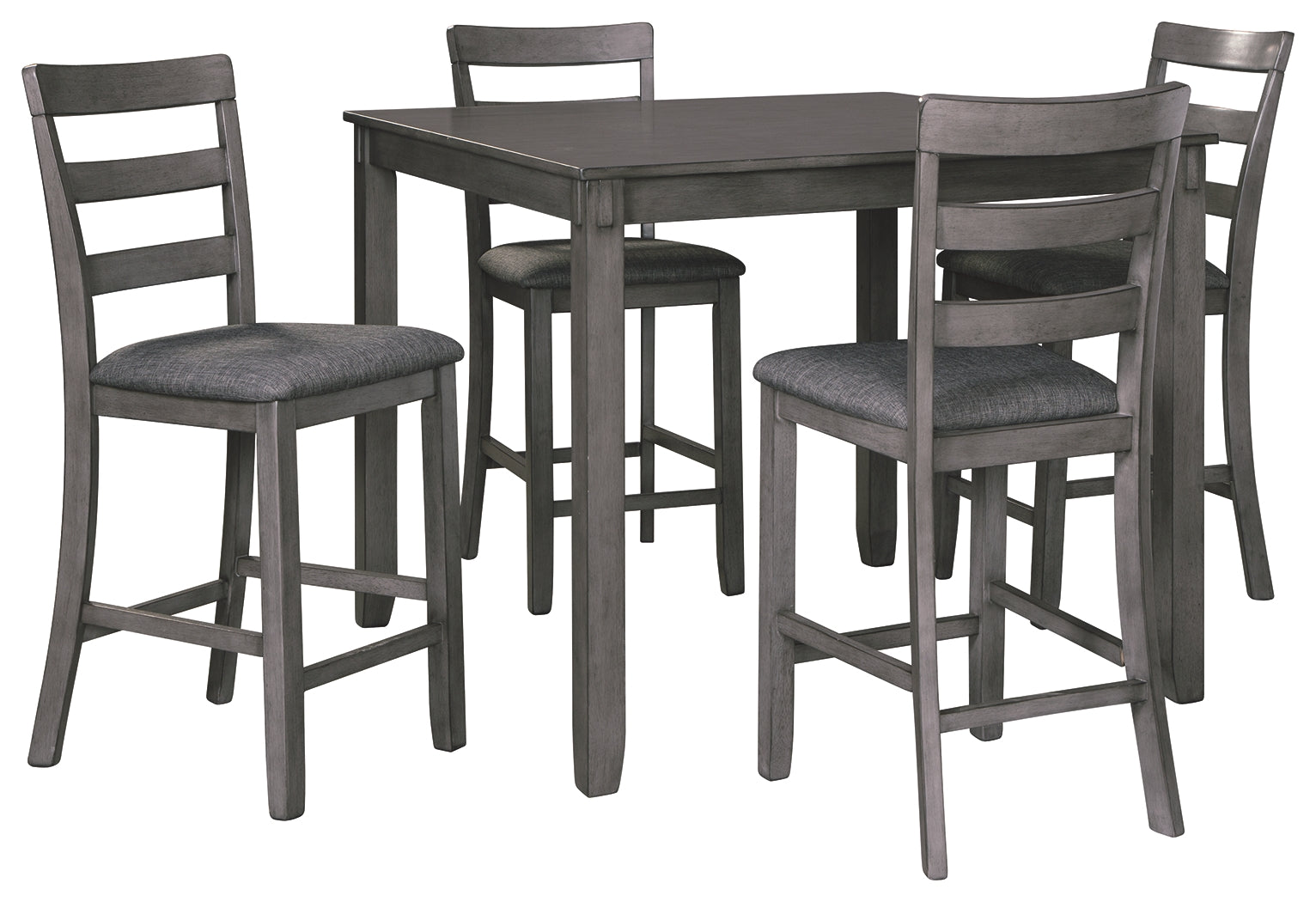 Bridson 5 Piece Square Counter Height Table Set D383 Ashley