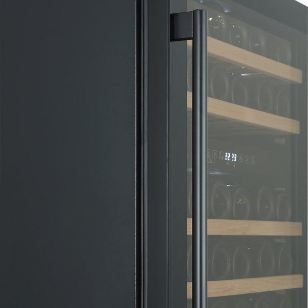 CaveCool Affection Jargon Wine Fridge - 46 bottles - Dual Zone Built In Wine Cooler - Black - 595mm Wide