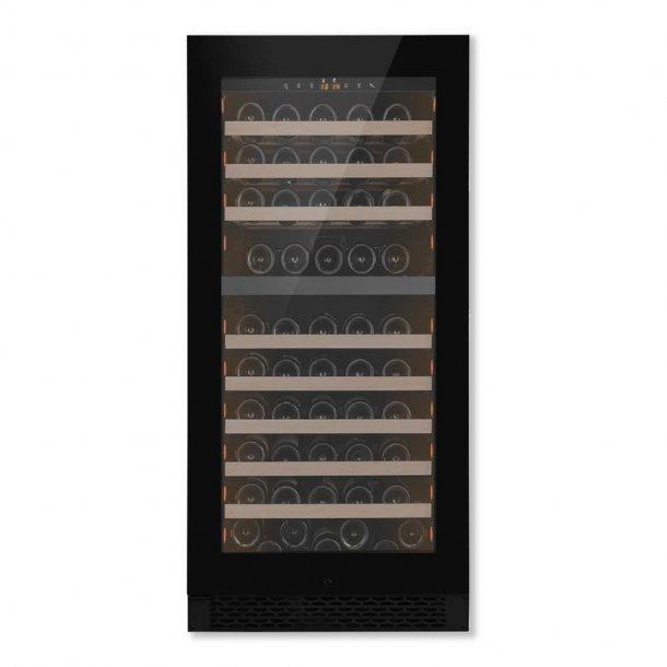 Pevino PNG120D Wine Fridge - 120 bottles - 2 zones wine cooler - Black