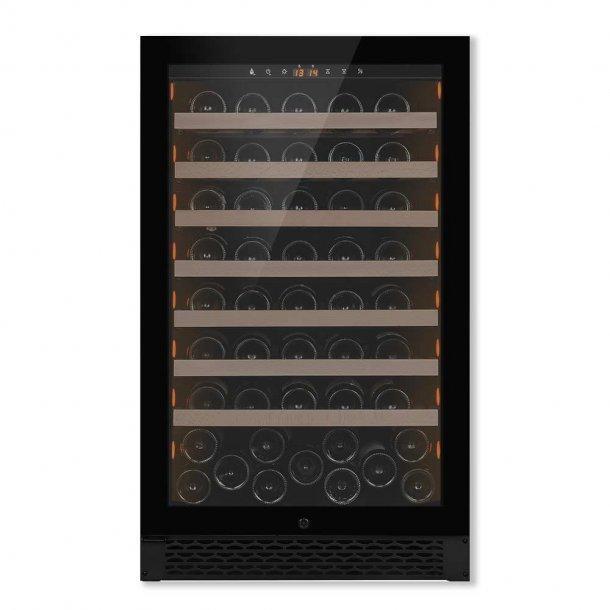 Pevino PNG88S-HHB Wine Fridge - 95 bottles - Built In - Single Zone Wine Cooler - 595mm Wide - Black