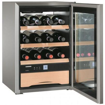 Liebherr WKes 653 Grand Cru - Single Zone Freestanding Wine Cabinet - Glass Insulated Door -Stainless Steel Housing - 440mm Wide - 12 Bottles