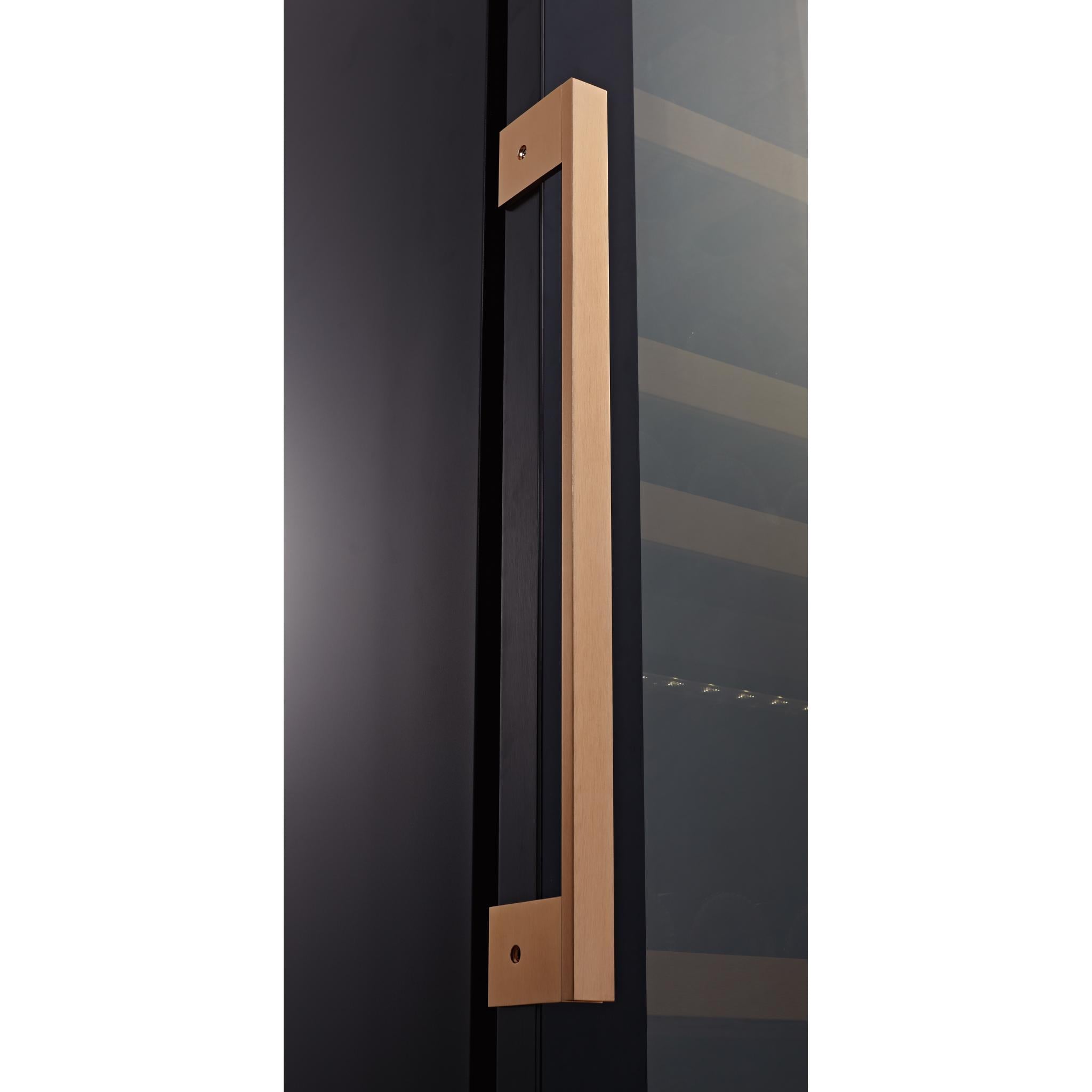 Swisscave WLB-160DF - Black Edition Dual Zone - Built in Wine Cabinet (40-50 BOT) - 595mm Wide