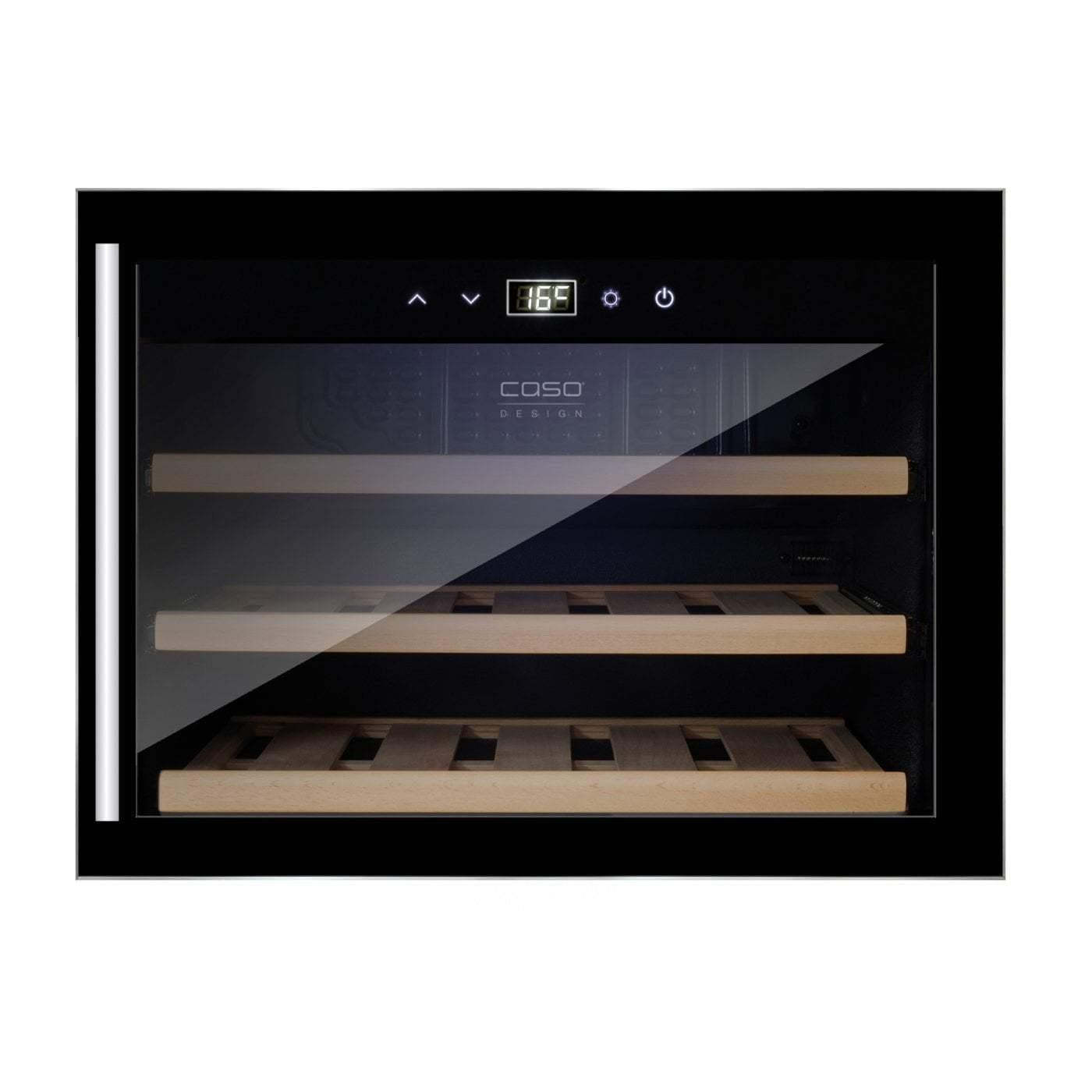 CASO 628 -WineSafe 18 EB  - Single Zone Integrated Wine Cooler / Wine Fridge - 18 bottles - 550mm Wide