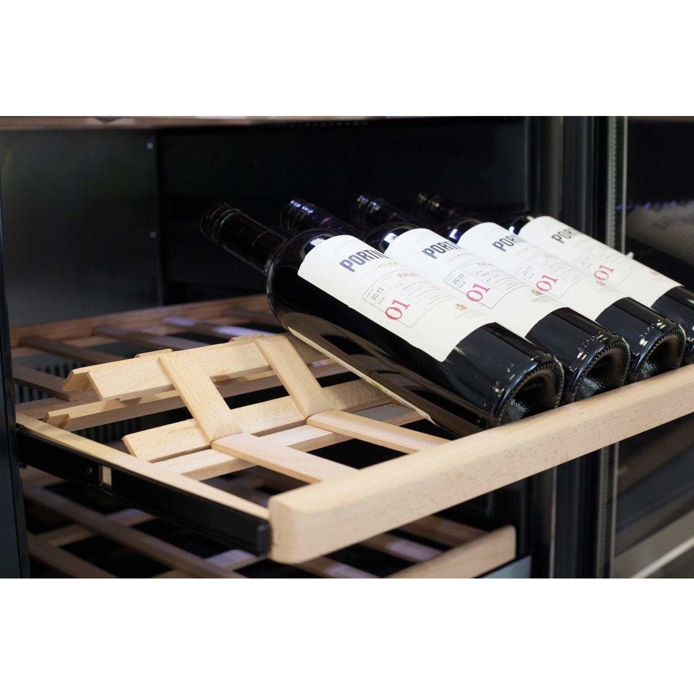 CASO 665 -WineComfort 126  - Freestanding Dual Zone Wine Cabinet - 126 Bottles - 595mm Wide