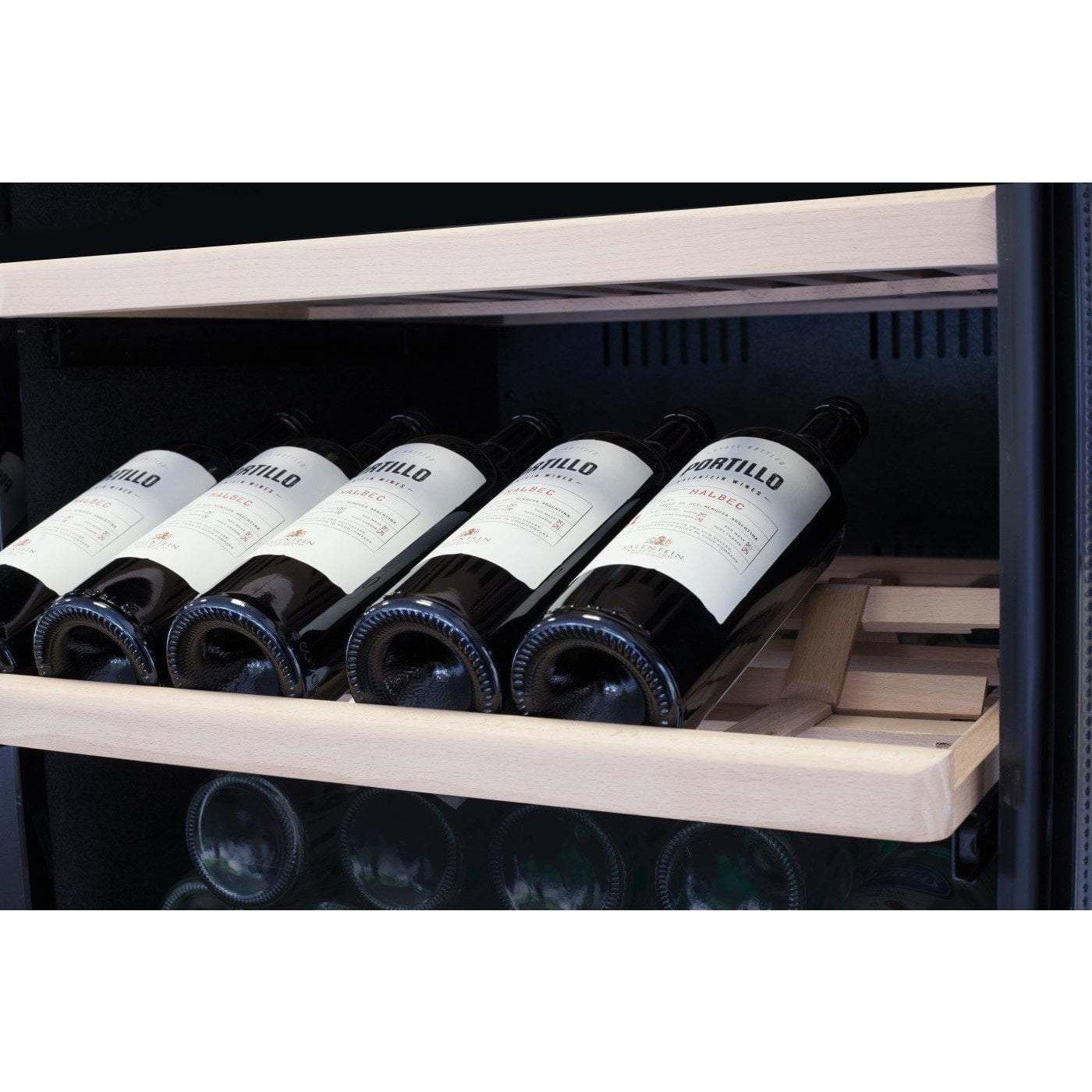 CASO 665 -WineComfort 126  - Freestanding Dual Zone Wine Cabinet - 126 Bottles - 595mm Wide