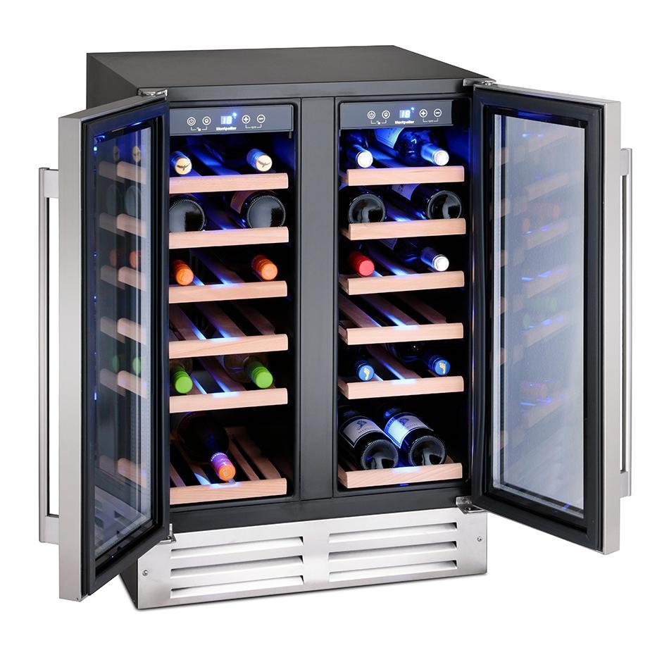 Montpellier -WC38DDX - 38 Bottle Freestanding Wine Cooler