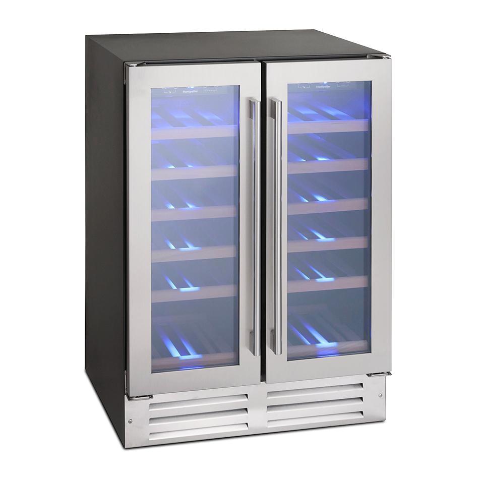 Montpellier -WC38DDX - 38 Bottle Freestanding Wine Cooler