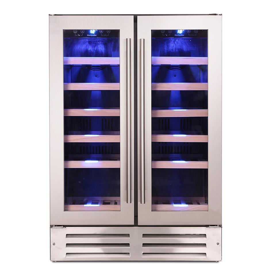 Montpellier -WC38DDX - 38 Bottle Freestanding Wine Cooler