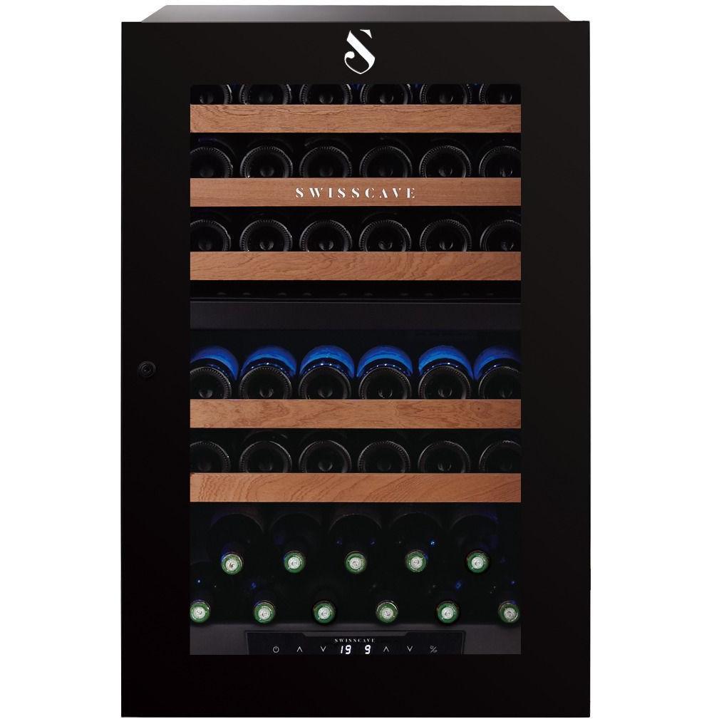 Swisscave - Kitchen Integrated - Dual Zone Wine Cabinet -  WLI-160DF (42 BOT)