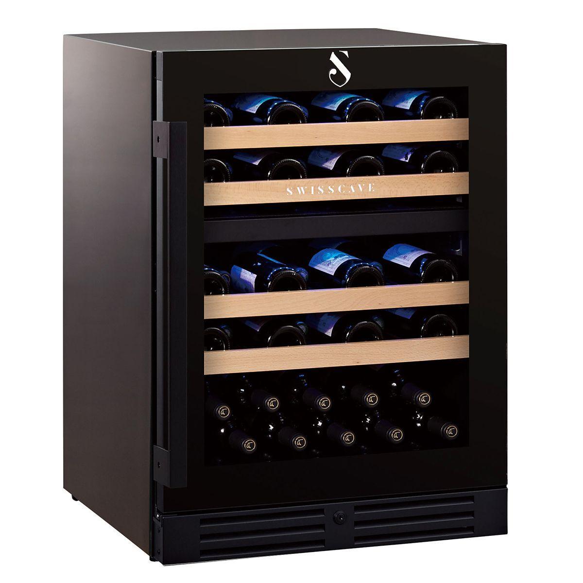 Swisscave - WL155DF - Classic Edition Dual Zone Wine Cabinet  (40-50 BOT)