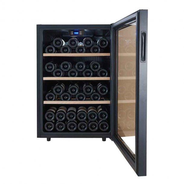 Cavecool Chill Topaz Wine Fridge - 62 bottles - Dual zone wine cooler - Black