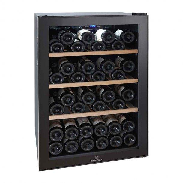 Cavecool Chill Topaz Wine Fridge - 62 bottles - Dual zone wine cooler - Black