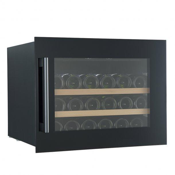 CaveCool Morion Bornite Wine Fridge - 28 bottles - single zone Integrated wine cooler - 545mm Wide - Black