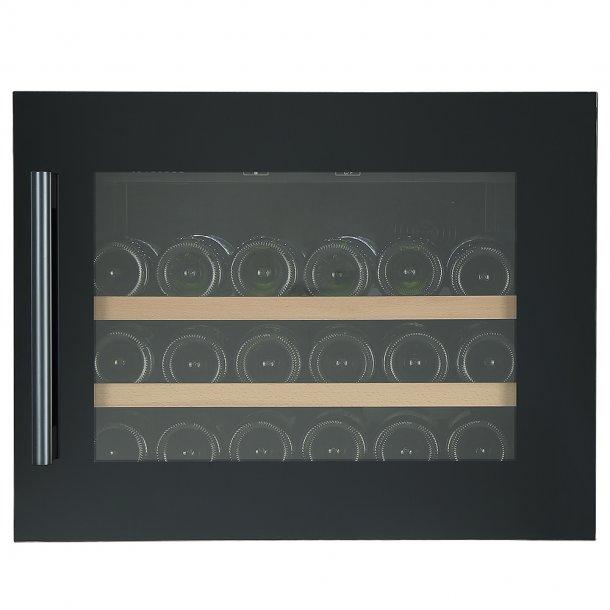 CaveCool Morion Bornite Wine Fridge - 28 bottles - single zone Integrated wine cooler - 545mm Wide - Black