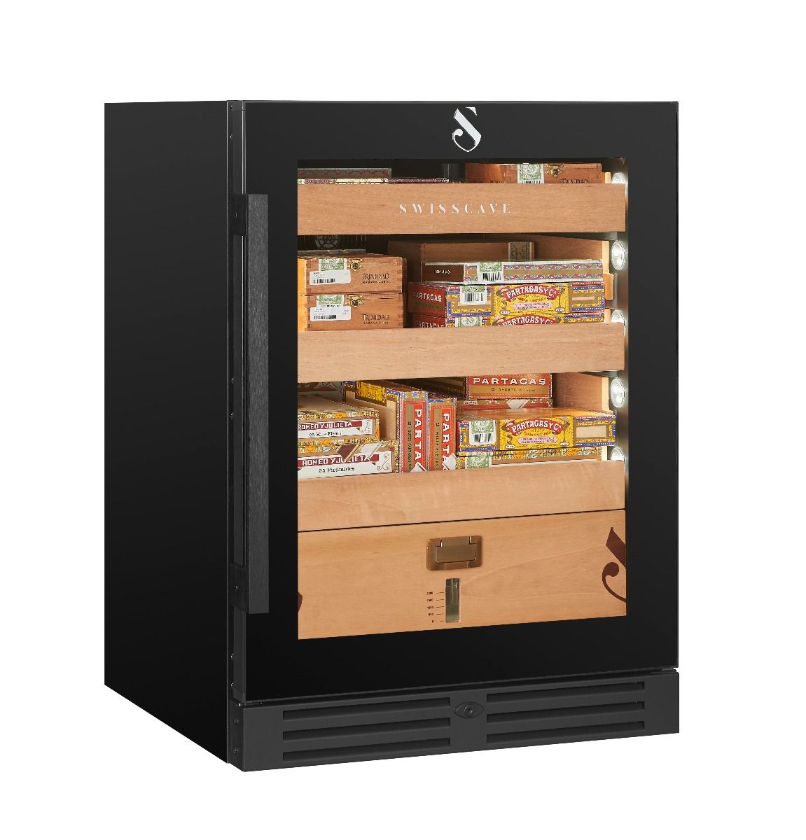 SWISSCAVE Humidor CLB-160, 82cm, 900 cigars