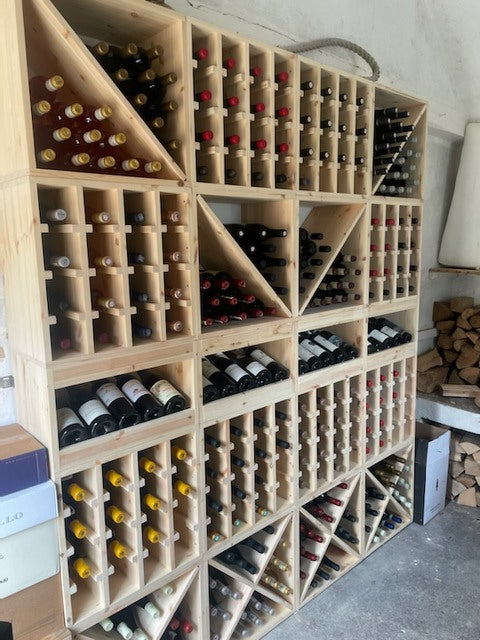 Sommelier Wine racks™ - complete cellar system of fully assembled modular wine racks - Made in England