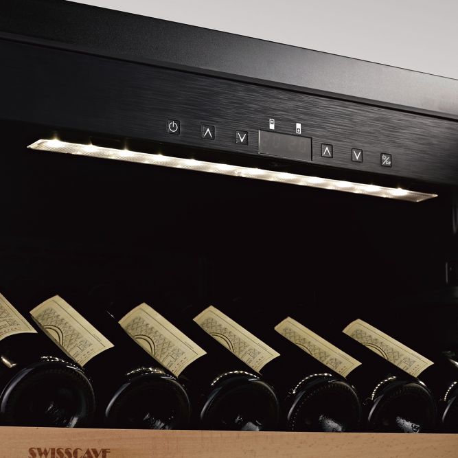 Swisscave  WLB-360DF MIX- Dual Zone Premium Wine Cabinet  (103 - 113 BOT) - 595mm Wide