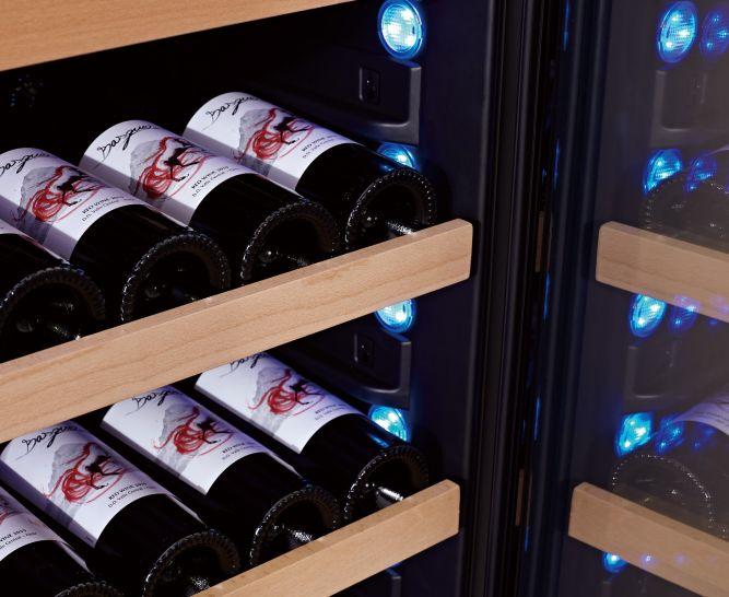 Swisscave  WLB-360DF MIX- Dual Zone Premium Wine Cabinet  (103 - 113 BOT) - 595mm Wide