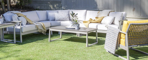 The Park West Sectional by Ratana Wicker Land Patio