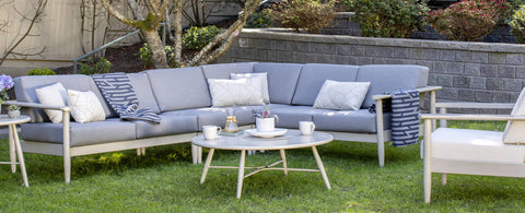 The Polanco Sectional by Ratana Wicker Land Patio