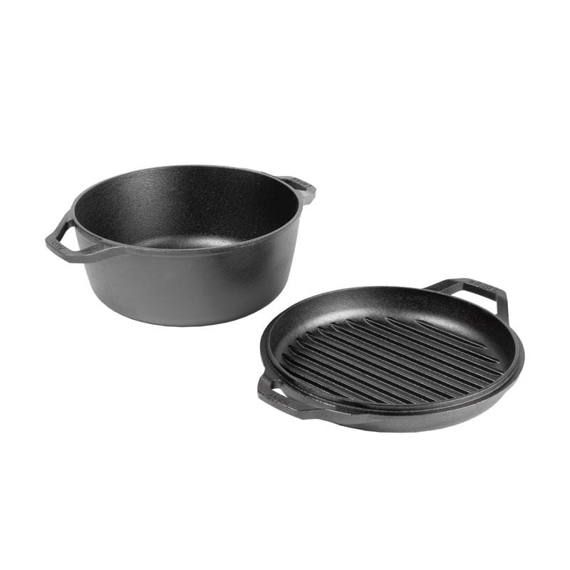 Cast Iron Cookware Lodge Wanderlust Series Combo Cooker Pan 3.2 Qt Cab –  TheDepot.LakeviewOhio