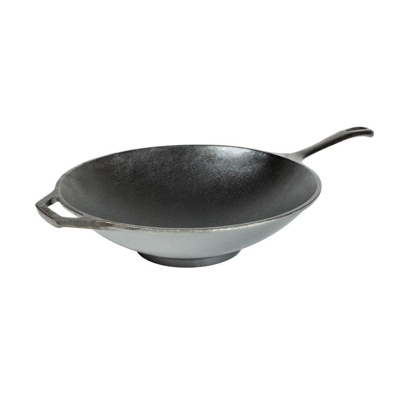 Buy Lodge L9MW Black Mini Wok Compatible with Gas Stovetop Black