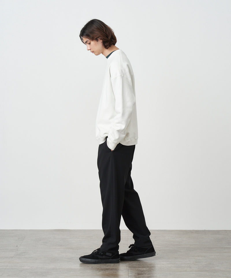 WOOL OXFORD | TAPERED EASY PANTS – ATON | エイトン