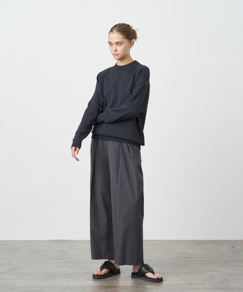 AT COTTON CLOTH | TWO TUCK WIDE PANTS – ATON | エイトン