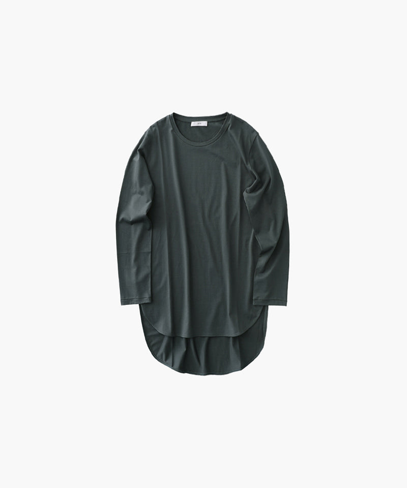 ATON_SUVIN 60/2 / L/S ROUND HEM T-SHIRT – ATON | エイトン