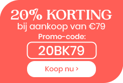 20% korting van €79 mit dem code 20BK79