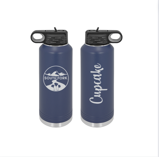 40 oz Stainless Steel Sports Water Bottle Polar Camel Blank