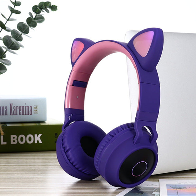 Casque Bluetooth Oreilles De Chat World Audio Tech