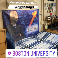 bedroom flags