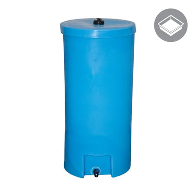 35 Gallon ROUND Water Caddie, Upright