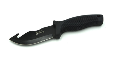4.2" blade Survival/hunting knife with gut hook and sheath