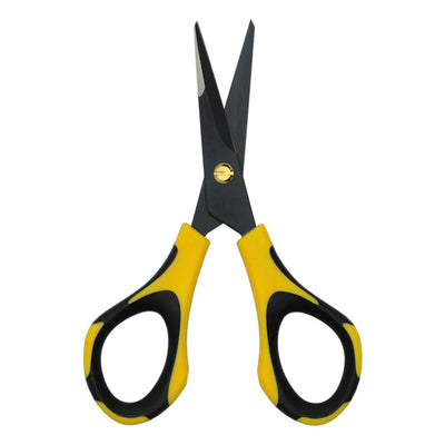 Piranha Pruner Bonsai Scissors - Fluorine Coated - Yellow & Black Handle