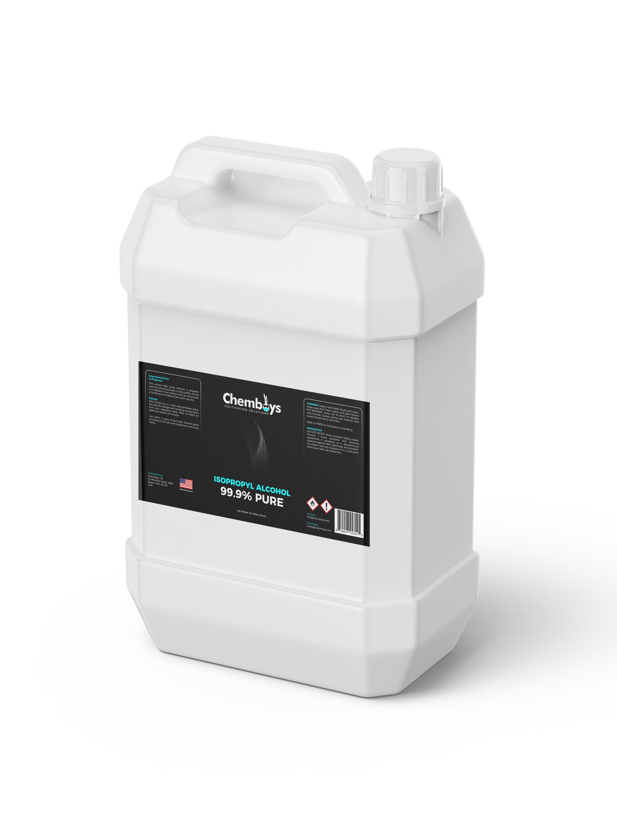 Chemboys - Isopropyl Alcohol 99.9% 0.5 Gallon – Grow It Depot