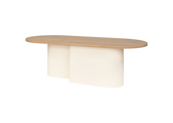 Toglan Coffee Table - oval, walnut coffee table for the sofa - noo.ma