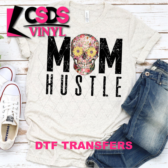 DTF Transfer - DTF000492 Mom Hustle Skull