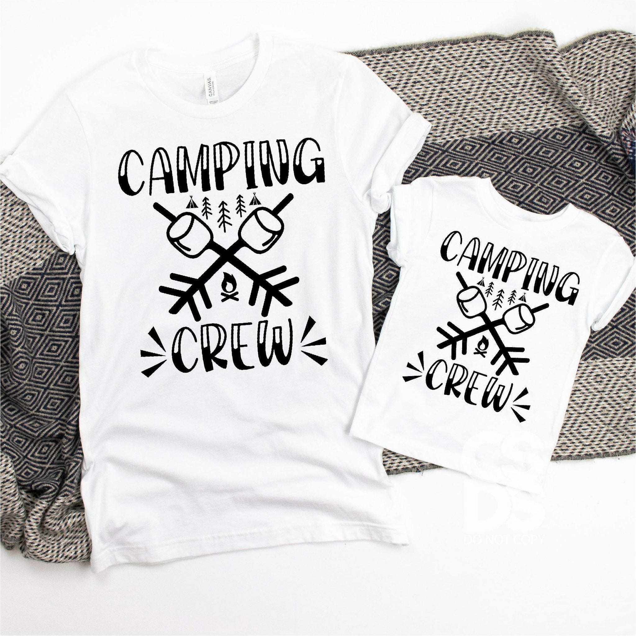 Download Screen Print Transfer Camping Crew Black Csds Vinyl