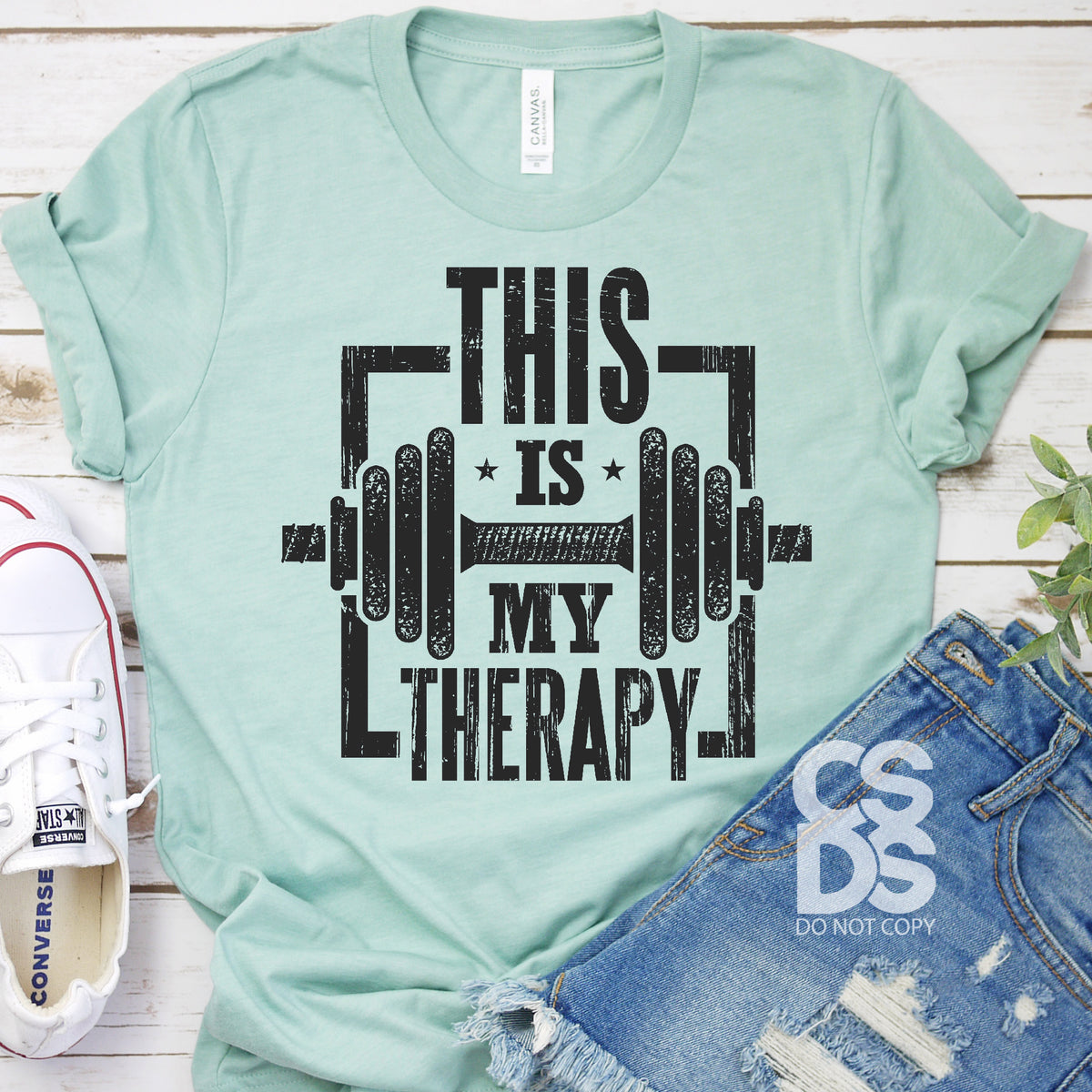 Screen Print Transfer - This is my Therapy - Black – CSDS Vinyl