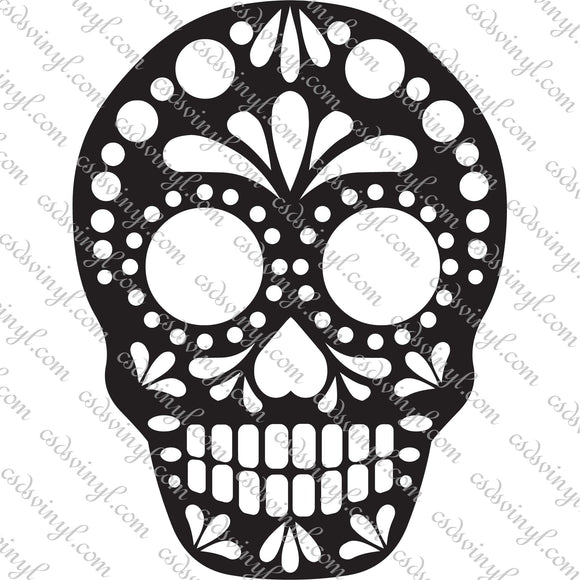 Download Svg0059 Sugar Skull Svg Cut File Csds Vinyl