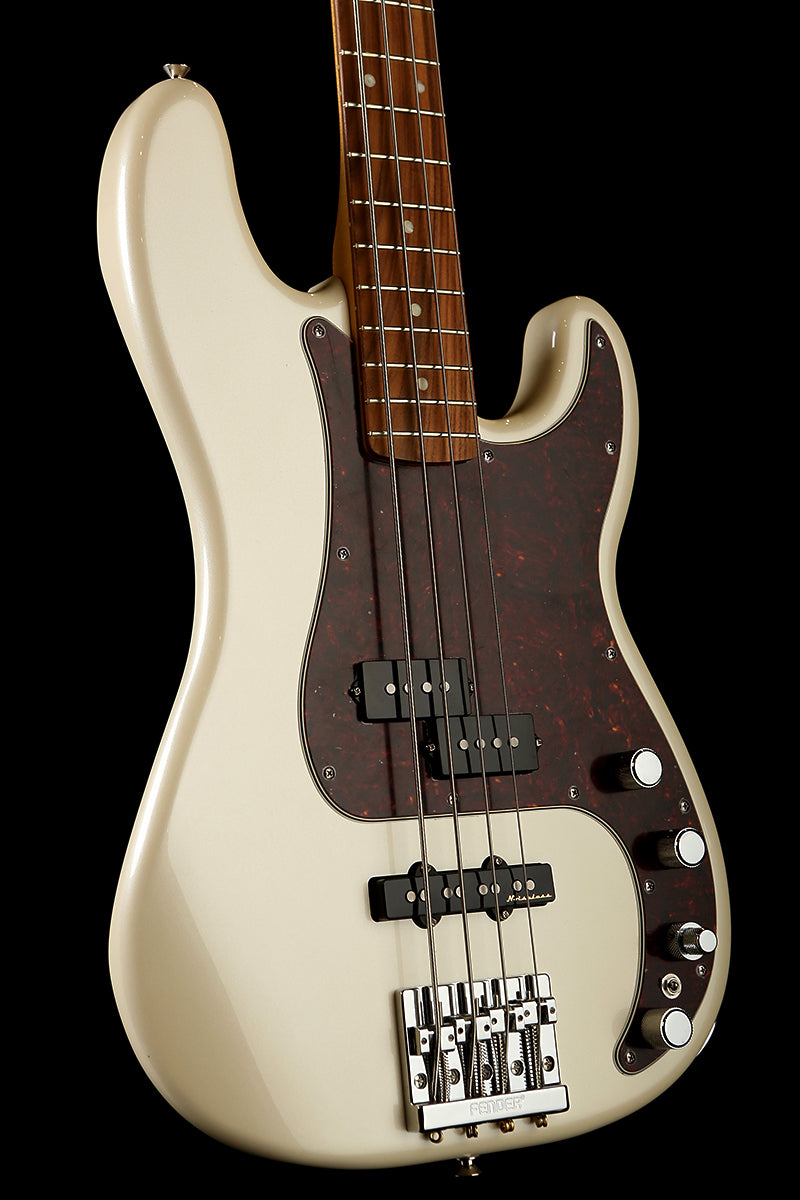 fender precision bass silver