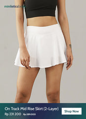 On Track Mid Rise Skirt (2-Layer)