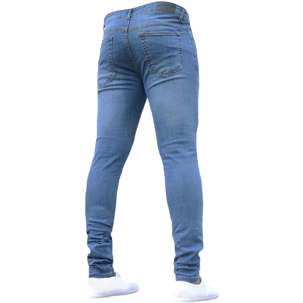 pure color jeans