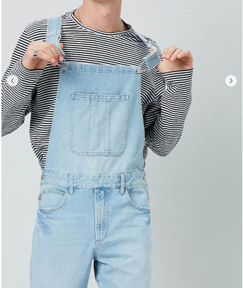 loose jean overalls