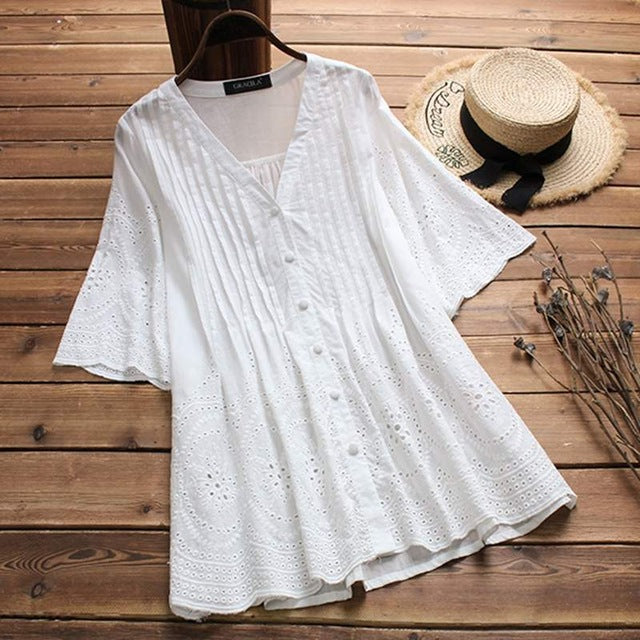 womens linen summer tops